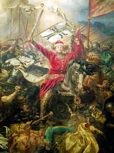 Fragment of Battle of Grunwald, Vytautas the Great by Jan Alojzy Matejko